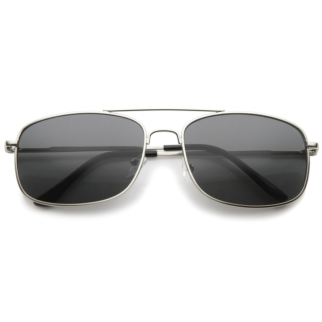 Classic Men's Square Wired Metal Aviator Sunglasses A028