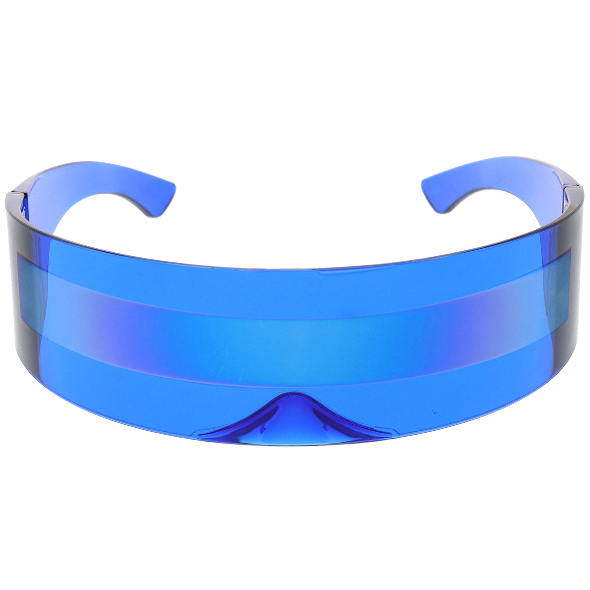 Futuristic Retro Mirror Wrap Around Shield Sunglasses 8762