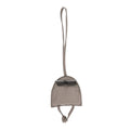 Lambskin Buffalo Horn Hibouton Charm Gris