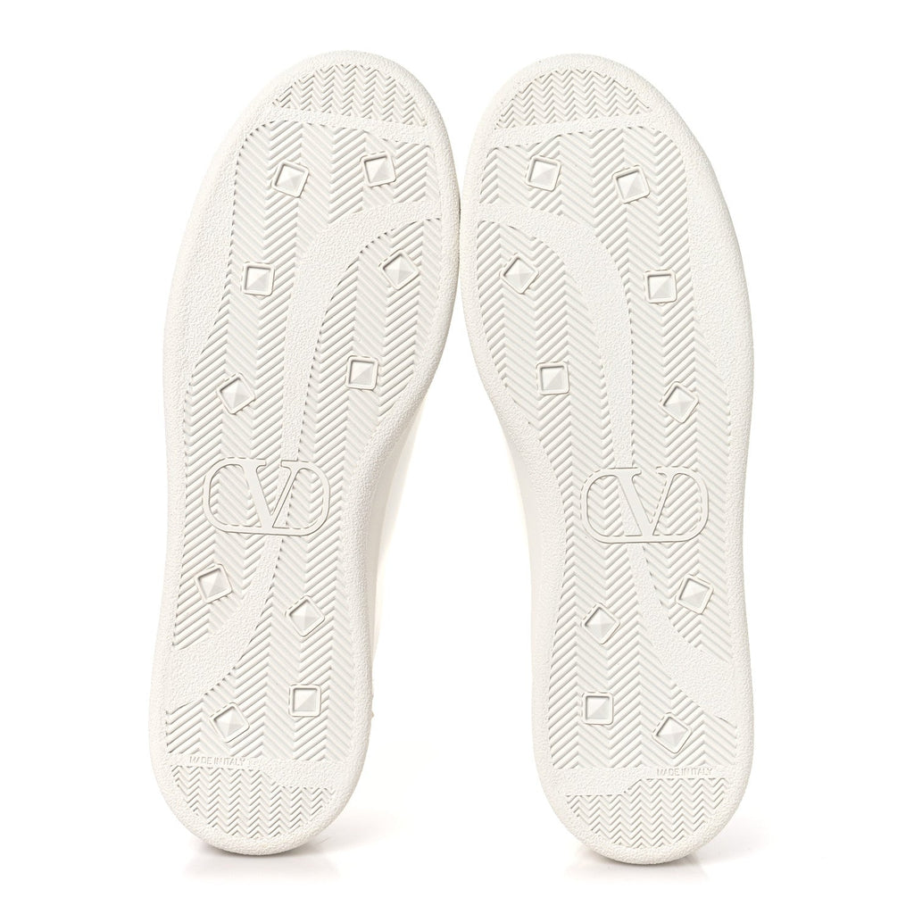 Calfskin Mens Backnet Sneakers 43.5 White
