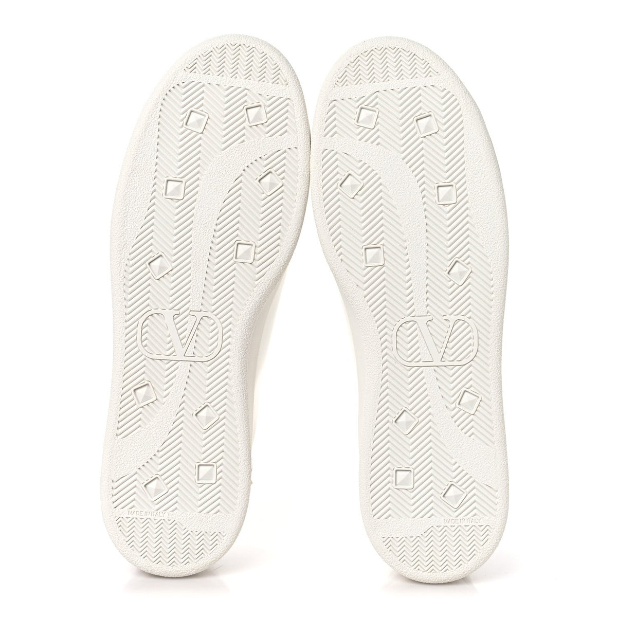 Calfskin Mens Backnet Sneakers 43.5 White