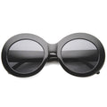 Retro 1950's Women's Oval Bold Round Sunglasses 9992