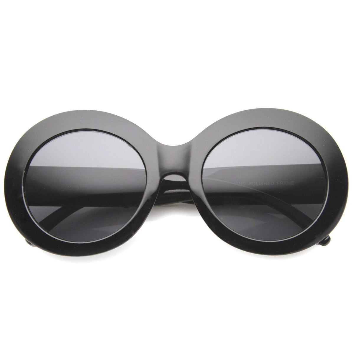 Retro 1950's Women's Oval Bold Round Sunglasses 9992