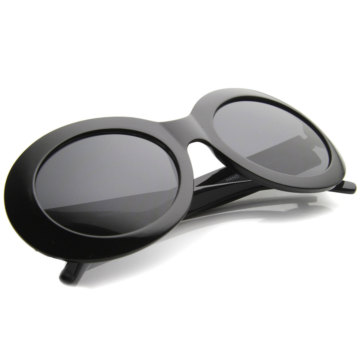 Retro 1950's Women's Oval Bold Round Sunglasses 9992
