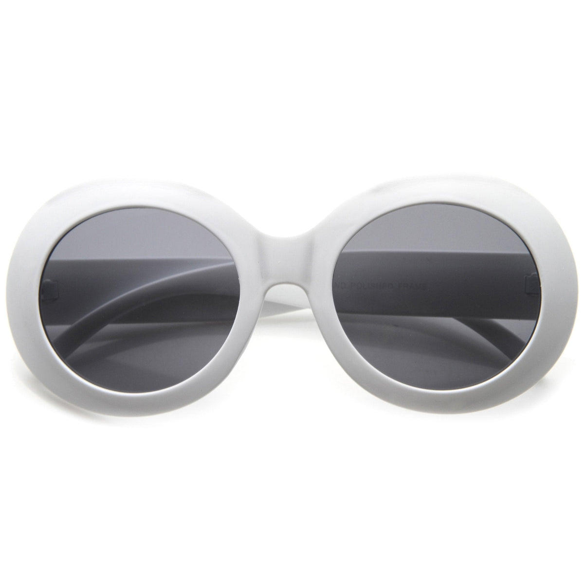 Retro 1950's Women's Oval Bold Round Sunglasses 9992