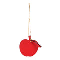 Taurillon Clemence Chevre Mysore Silk Petit H Apple Leaf Bag Charm Rouge Multicolor