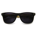 Eco Friendly Genuine Bamboo Wood Temple Horned Rim Sunglasses 9304