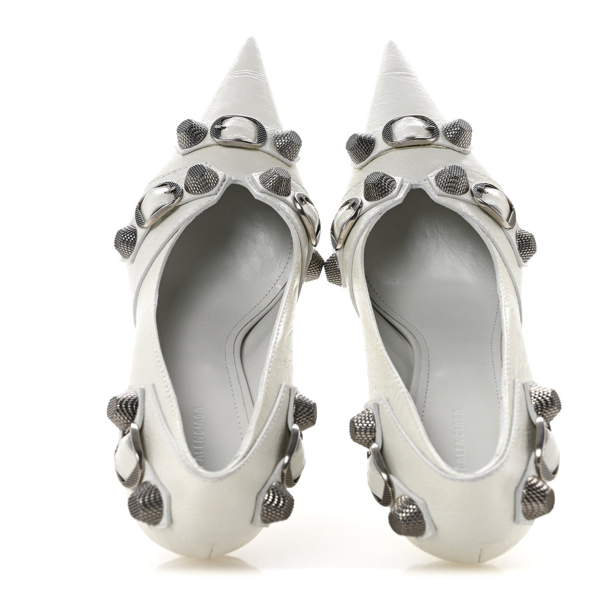 Agneau Arena Cagole 90mm Pumps 38 White