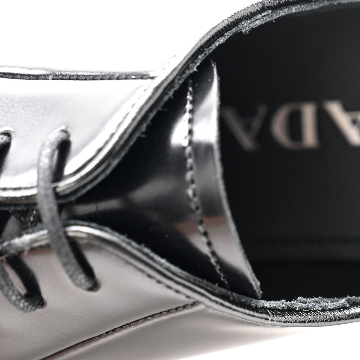Spazzolato Calzature Donna 50mm Derby Loafers 39 Black