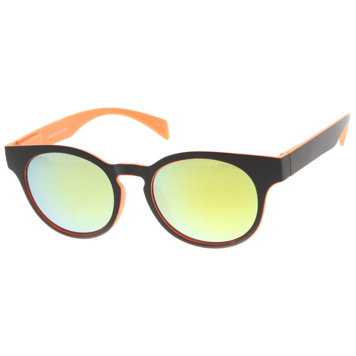 Summer Fun Party Round Key Hole Mirror Lens Sunglasses 9599