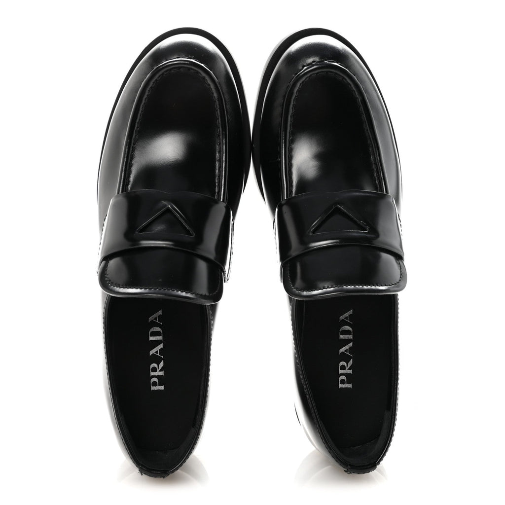 Spazzolato Loafers 38 Black