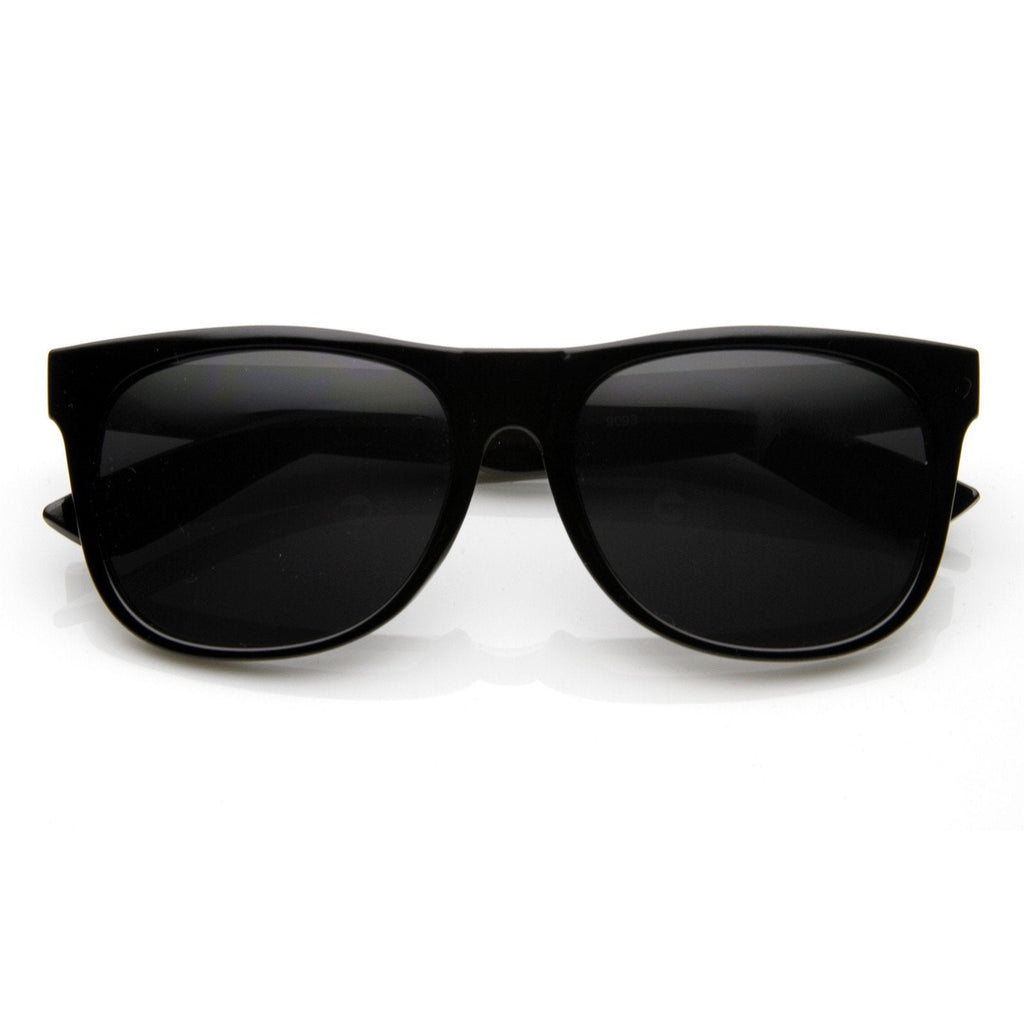 Super Retro Hipster Horned Rim Frame Sunglasses