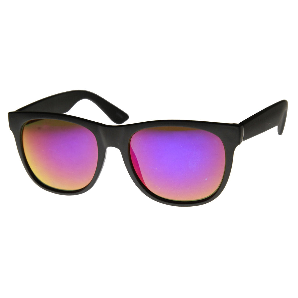 Super Retro Hipster Horned Rim Frame Sunglasses