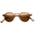 Vintage Dapper Round P3 Key Hole Sunglasses 9996