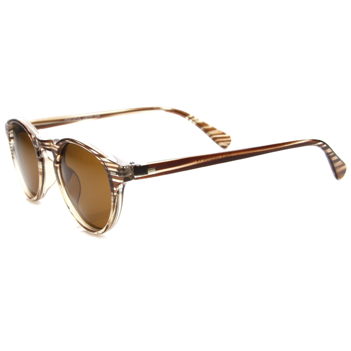 Vintage Dapper Round P3 Key Hole Sunglasses 9996