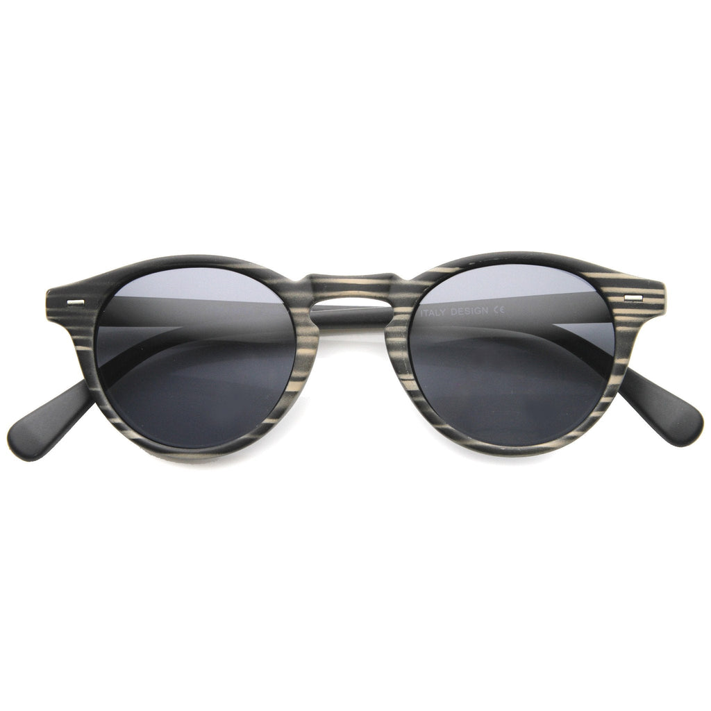 Vintage Dapper Round P3 Key Hole Sunglasses 9996