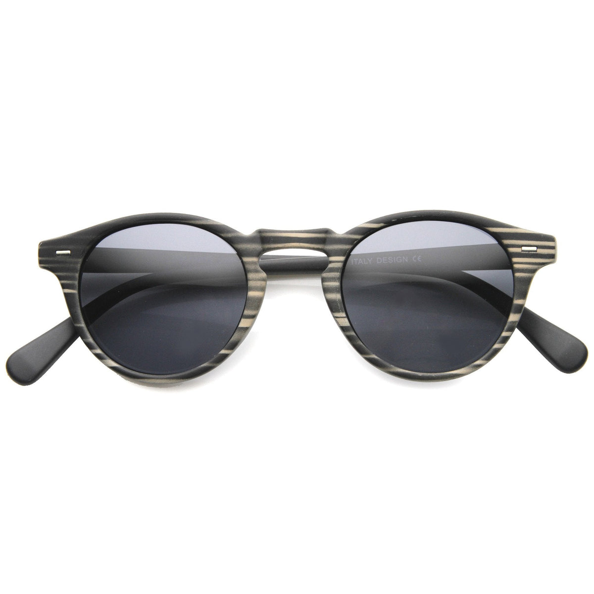 Vintage Dapper Round P3 Key Hole Sunglasses 9996