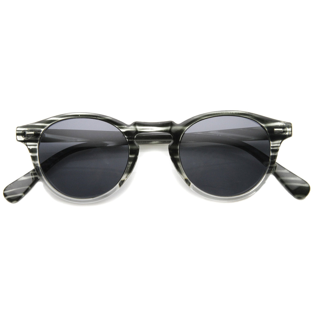 Vintage Dapper Round P3 Key Hole Sunglasses 9996