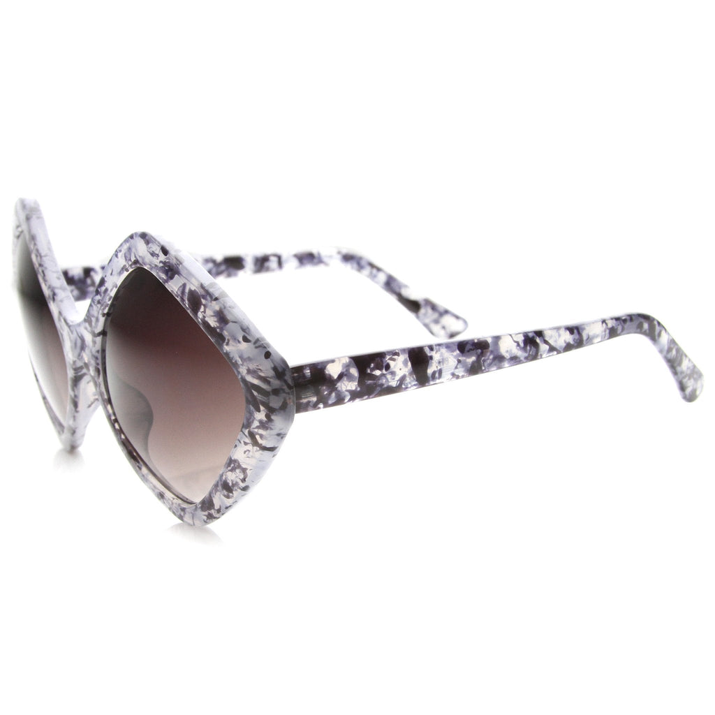Women's Indie Oversize Diamond Shape Sunglasses 9968