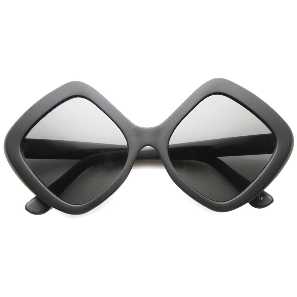 Women's Indie Oversize Diamond Shape Sunglasses 9968