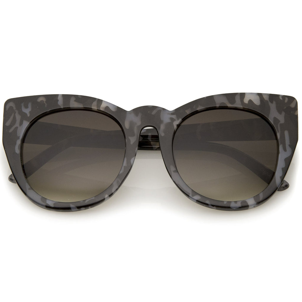 Women's Retro 1960's Mod Oversize Cat Eye Sunglasses