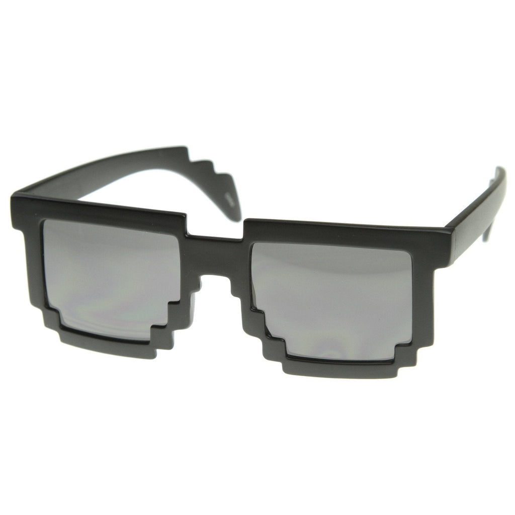 Retro Programmer Gamer Pixelated 8-Bit Nerd Sunglasses 8538