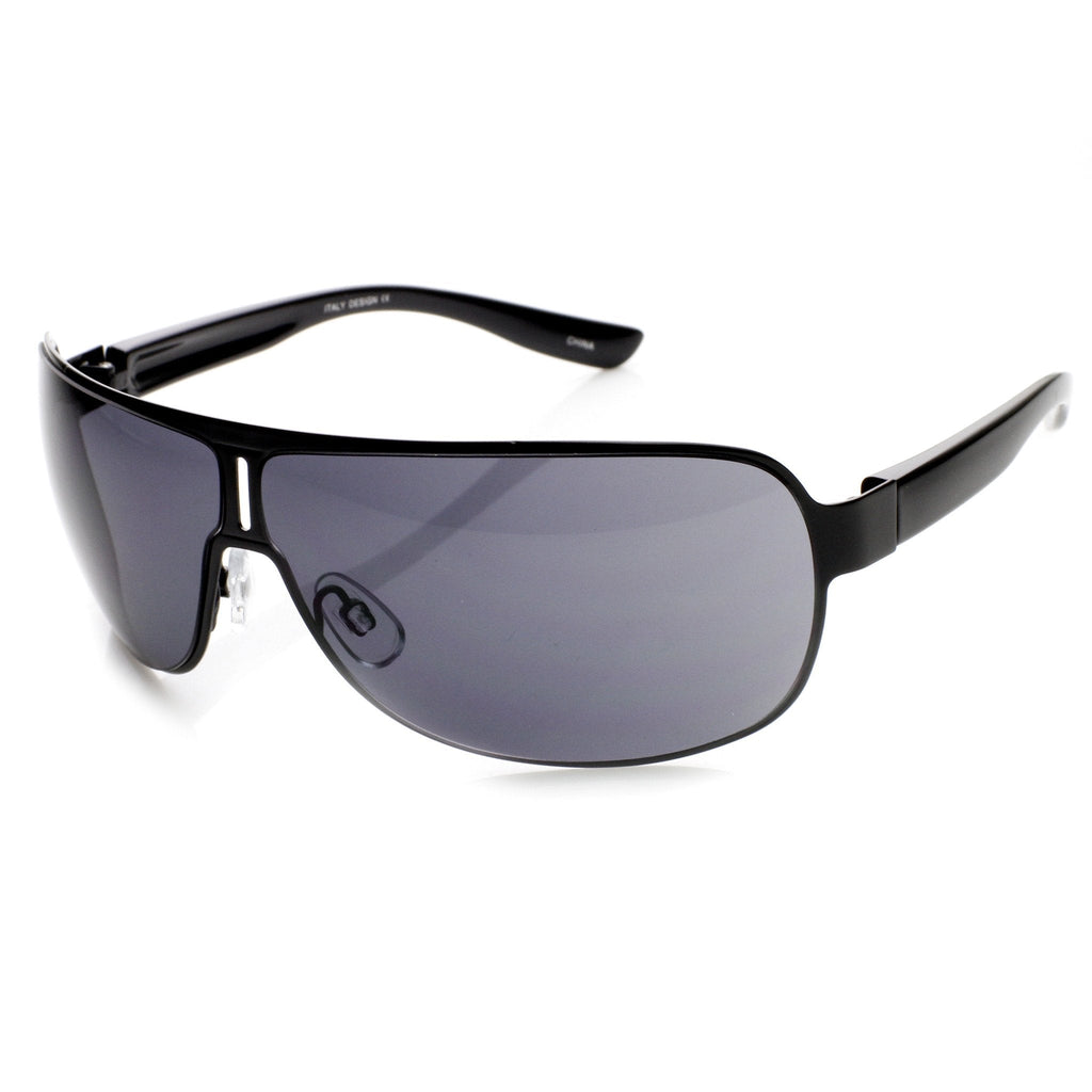 Premium European Mens Square Aviator Sunglasses 8748