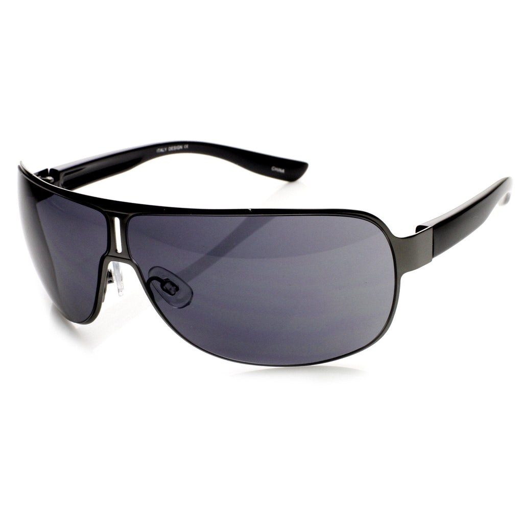 Premium European Mens Square Aviator Sunglasses 8748
