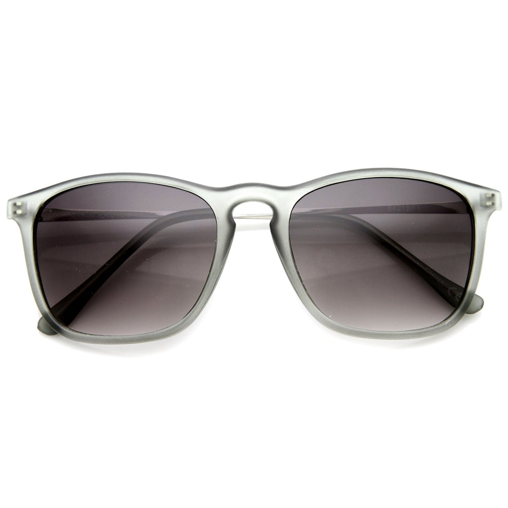 Vintage Inspired Indie Square Metal Temple Sunglasses 9838