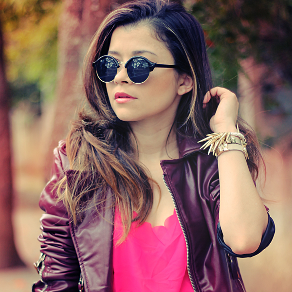 Dapper Half Frame Circle Vintage Steampunk Sunglasses
