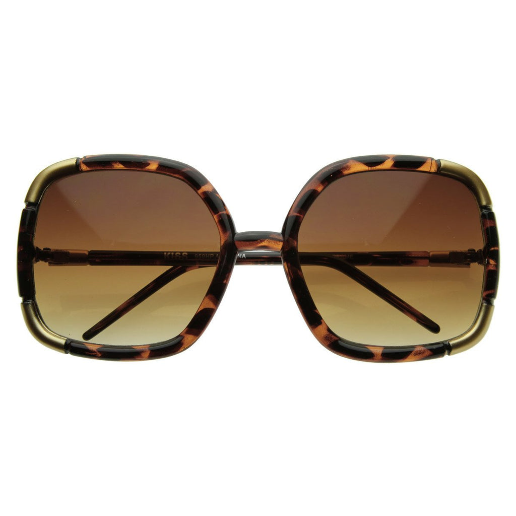 Celebrity Oversize Square Fashion Sunglasses 2597