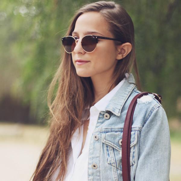 Steampunk Dapper Vintage Round Pointed Aviator Sunglasses 8765