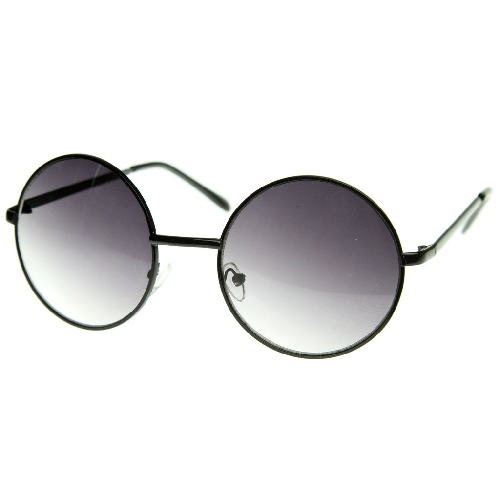 Designer Medium Round Metal Fashion Sunglasses 8570