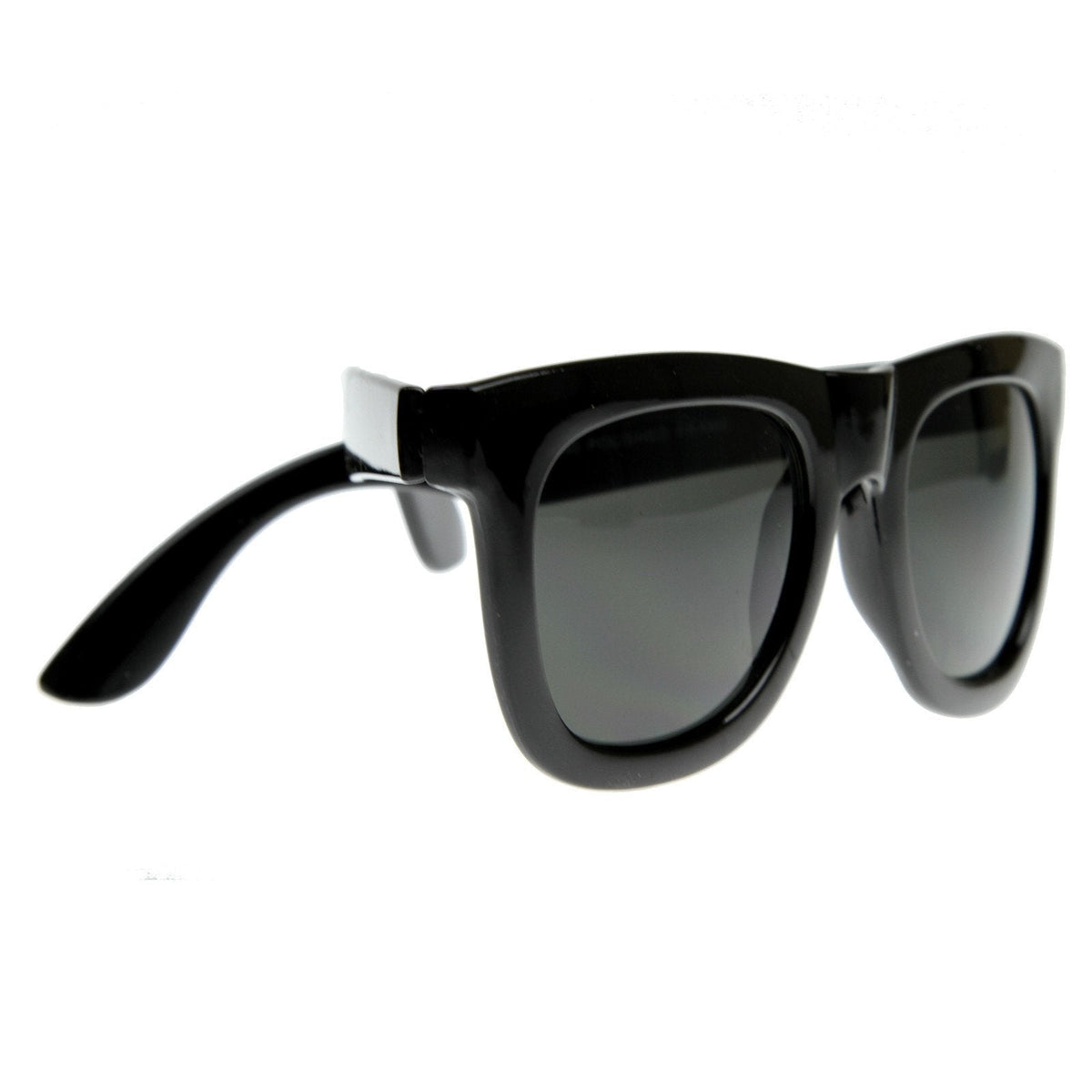 Designer Super Retro Thick Frame Indie Horned Rim Sunglasses 8164