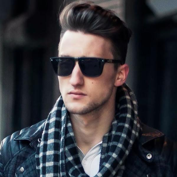 European Mens Designer Flat Top Dapper Sunglasses 8450