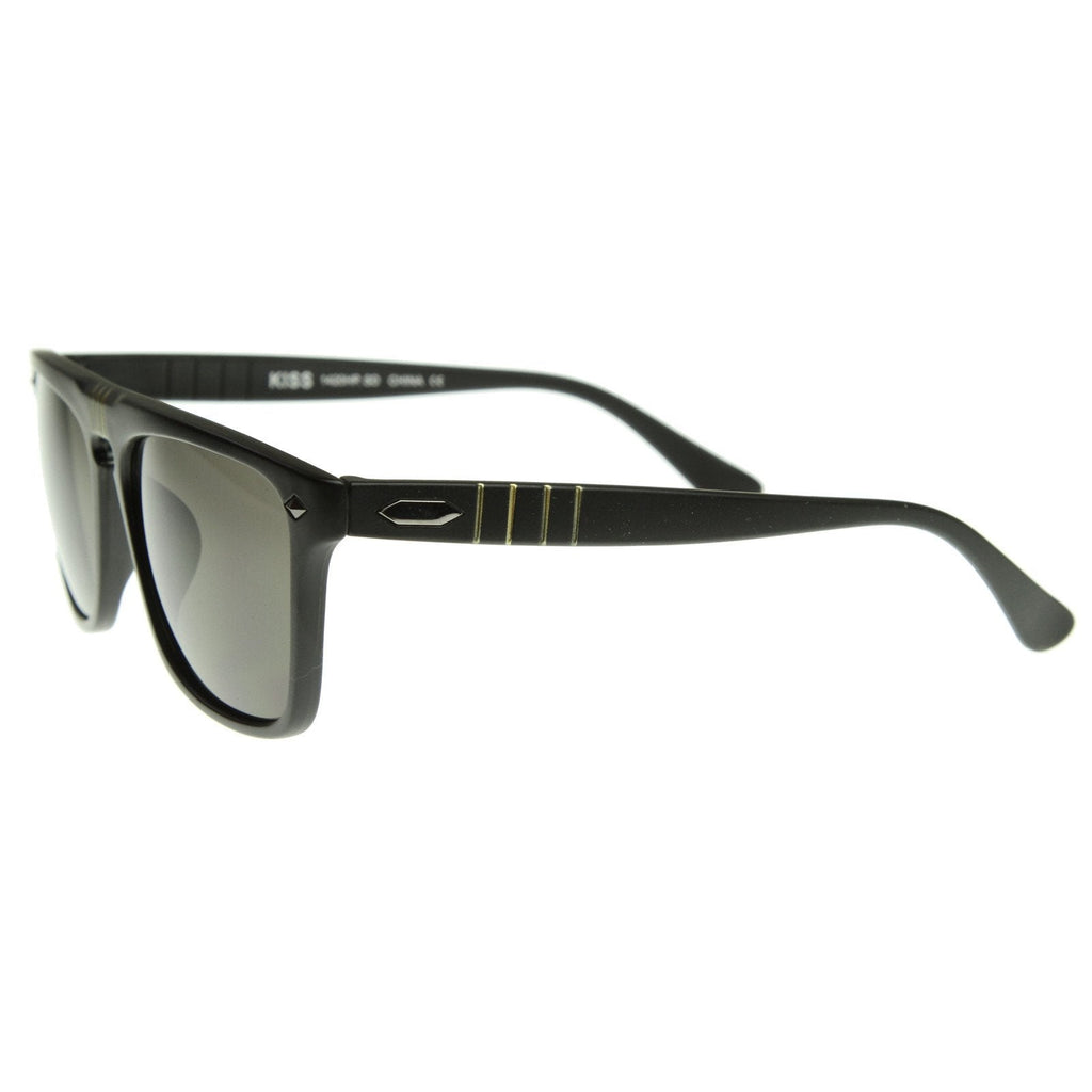 European Mens Designer Flat Top Dapper Sunglasses 8450