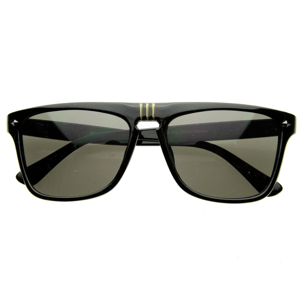 European Mens Designer Flat Top Dapper Sunglasses 8450