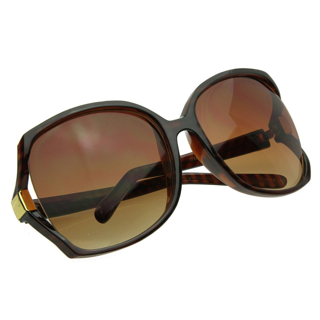 Womens Fashion Oversize Designer Square Sunglasses 2384