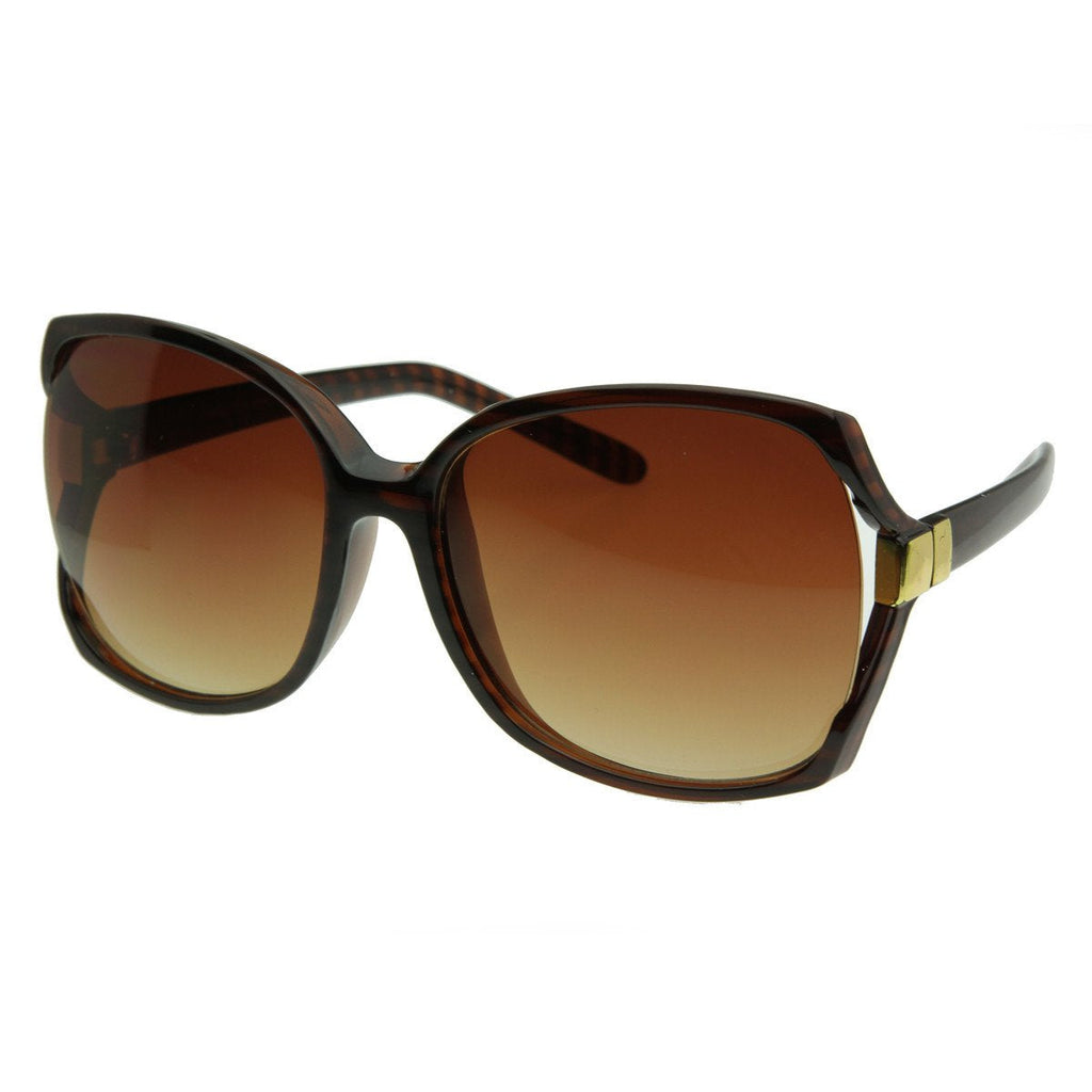 Womens Fashion Oversize Designer Square Sunglasses 2384