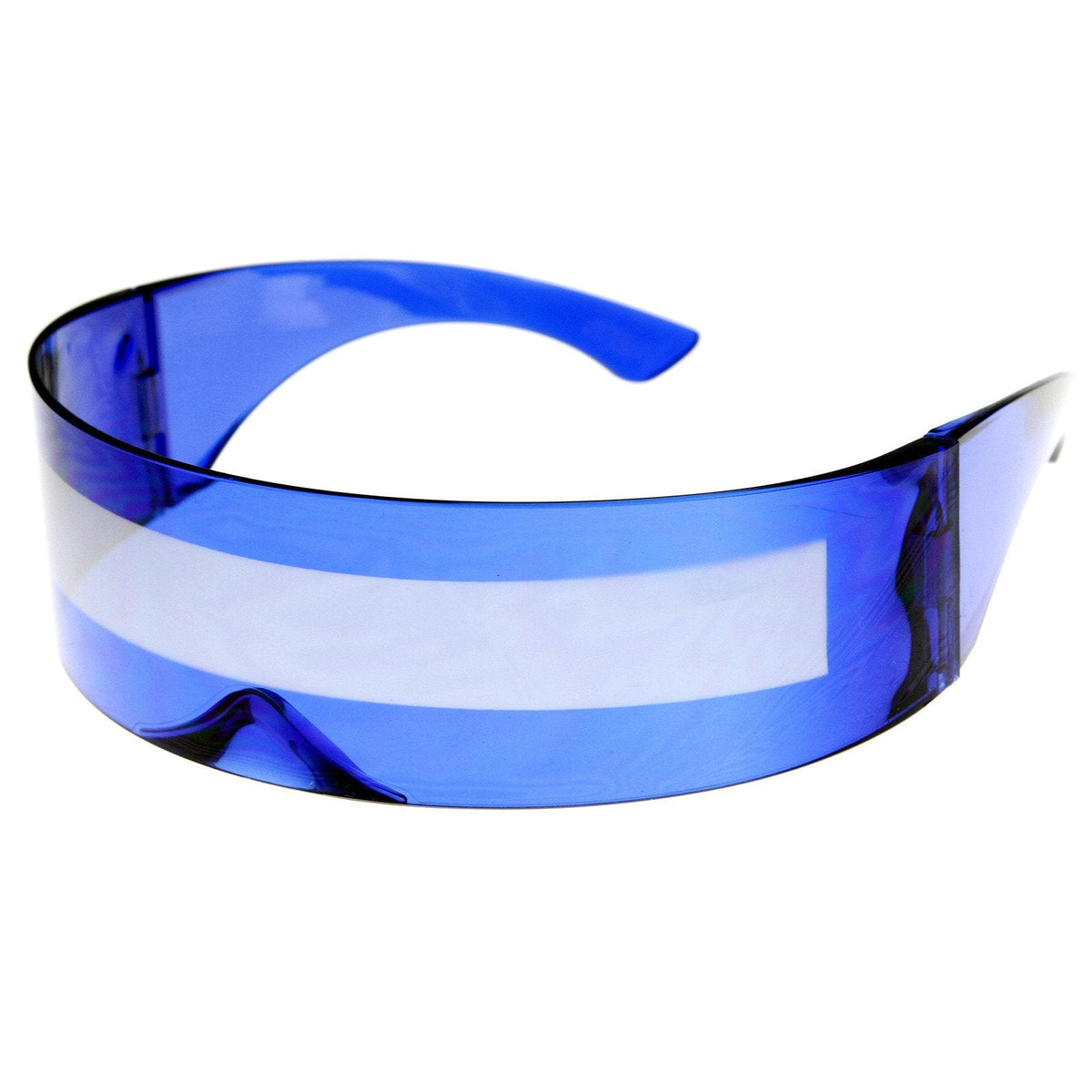 Futuristic Retro Daft Punk Monoblock Shield Sunglasses 9111