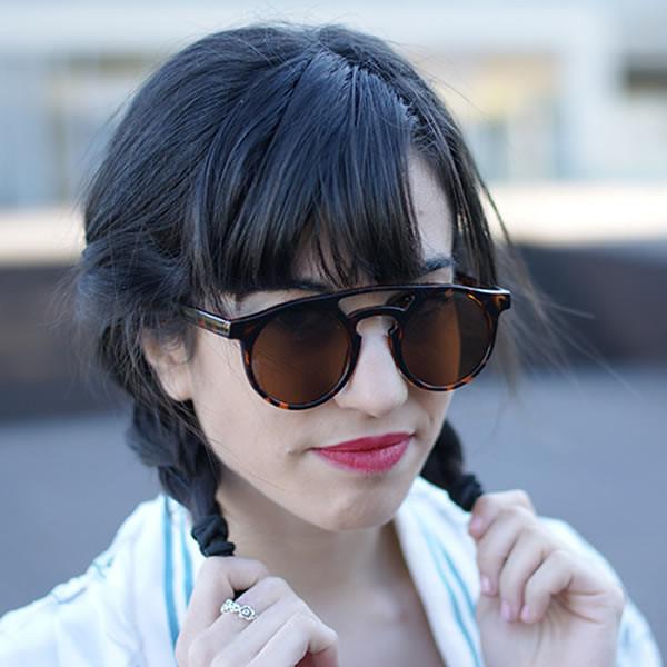 Indie Retro P3 Dapper Fashion Round Sunglasses 9117