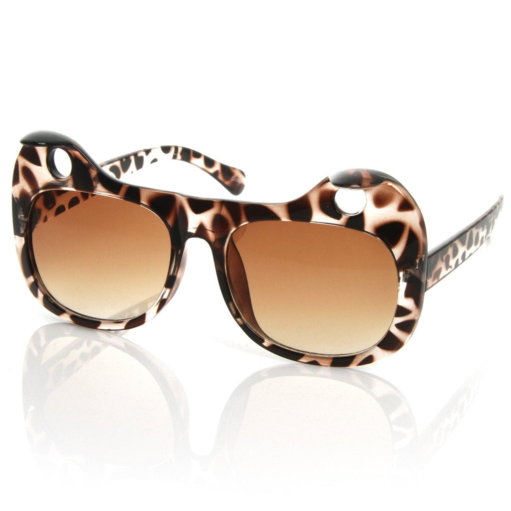 Popular Womens Designer Fashion Cat Ears Sunglasses 8577