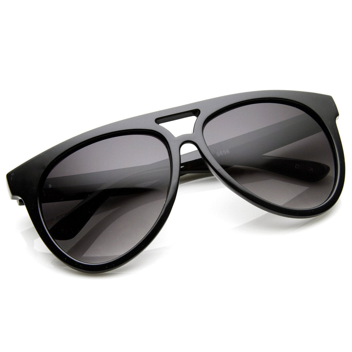 Retro Sunglasses Flat Top Oversize Aviators 8918