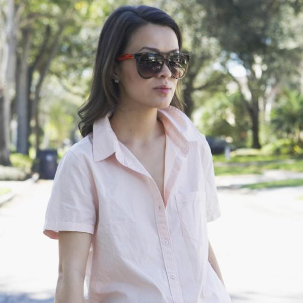 Retro Sunglasses Flat Top Oversize Aviators 8918