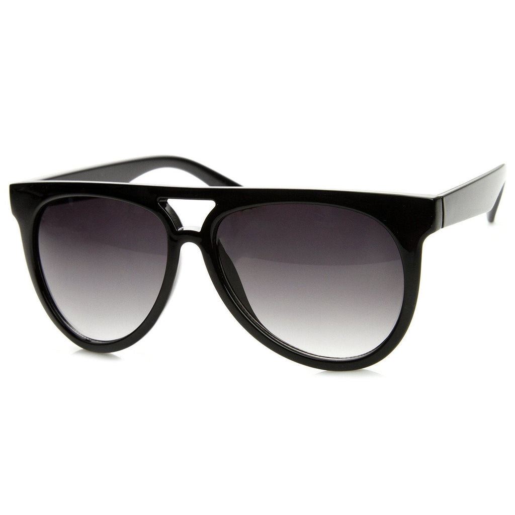Retro Sunglasses Flat Top Oversize Aviators 8918