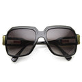Hipster Large Square 80's Euro Aviator Sunglasses 8903