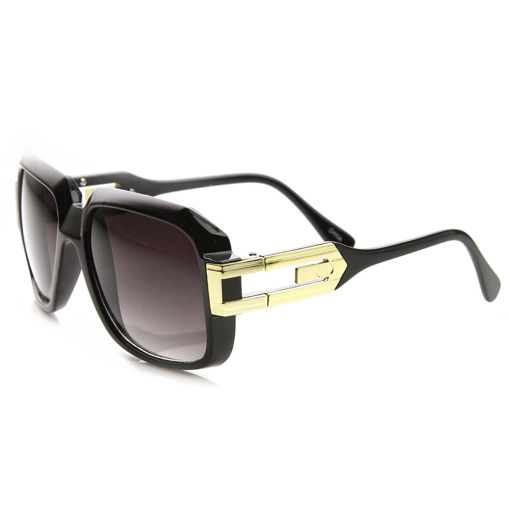 Hipster Large Square 80's Euro Aviator Sunglasses 8903