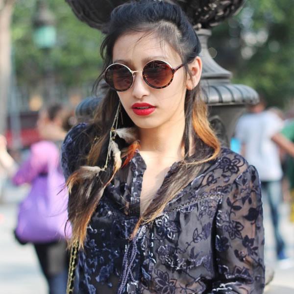 Vintage Steampunk Classic Round Sunglasses Metal Bridge 8407