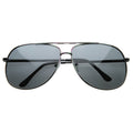 Premium Mens Polarized Lens Metal Square Wire Frame Sunglasses 8317