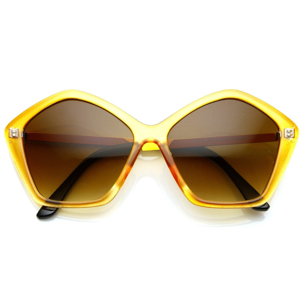 Retro Women's Sunglasses Fashion Geometric Shape Frame 8909